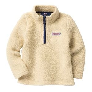 NWT Vineyard Vines Fleece Faux Shearling Pullover